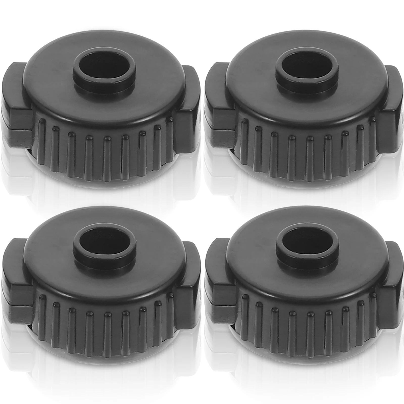 

4 Pcs Quick Release Hat Cymbal Stand Nuts Attachments Thumb Drum Accessories Parts Plastic