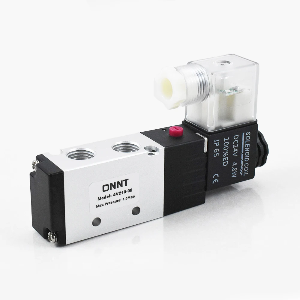 

Двусторонние пневматические детали, схема проводки клапана цилиндра 4V210-08, пневматический распределитель, электромагнитный клапан управления воздушным клапаном