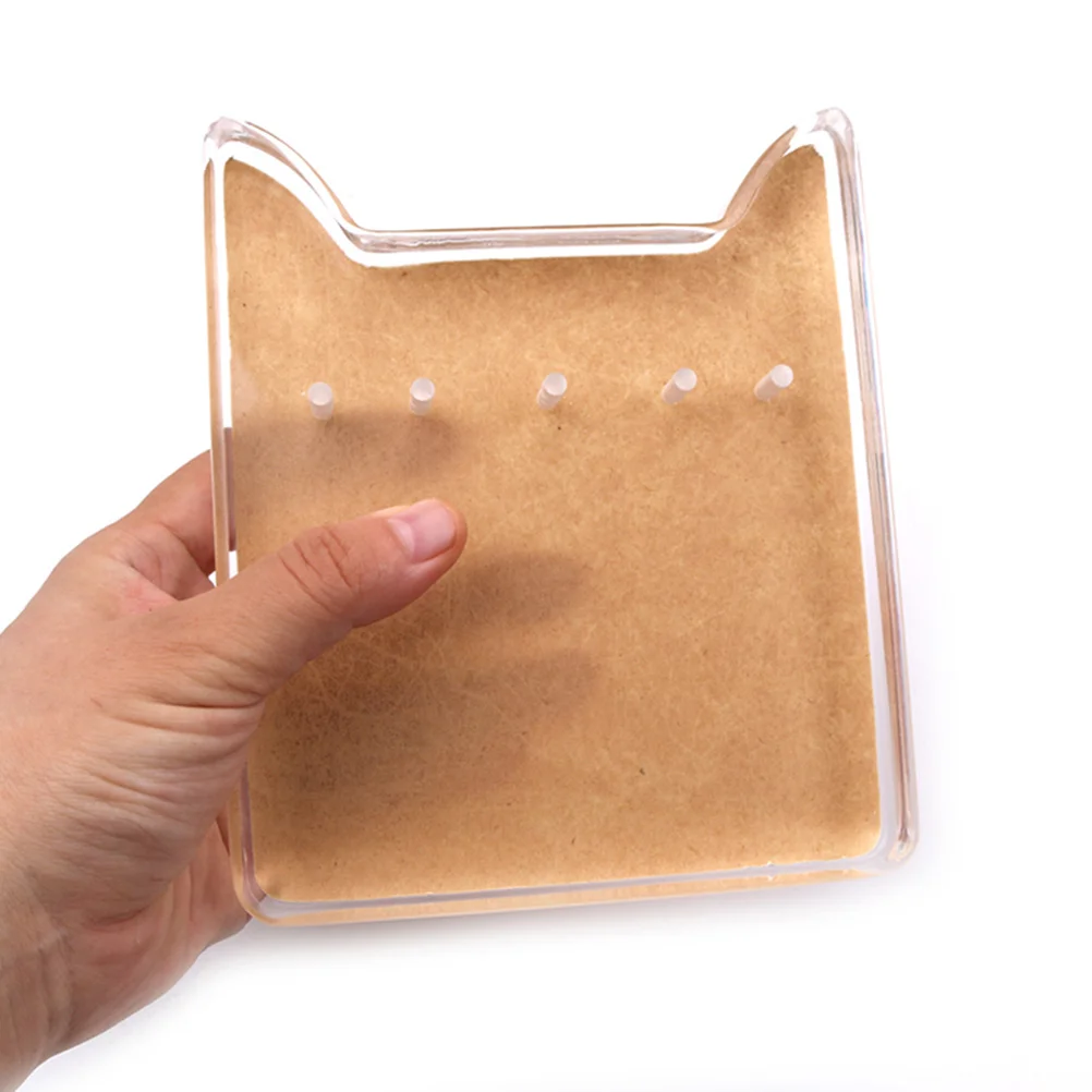 

17 Keys Kalimba Assembly Accessories Portable Acrylic Thumb Piano Kids Musical Instruments Lightweight DIY Cat Head