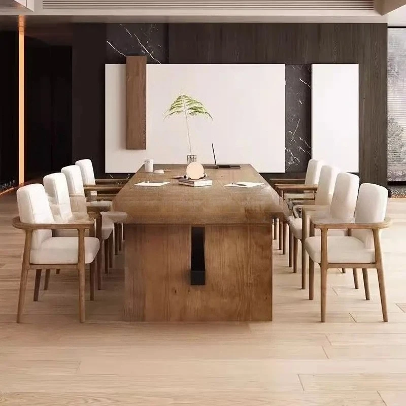 Table Desk Simple Conference Long  Workbench Negotiatioand Chair Combination