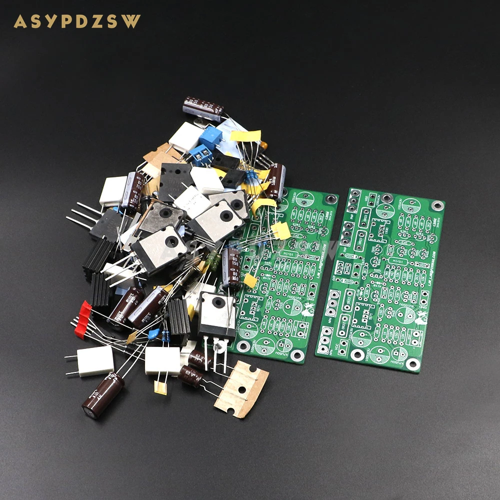 2 CH HIEND L20.5 초저왜곡 파워 앰프, 200W DIY 키트, 마감된 보드, KTB817 KTD104