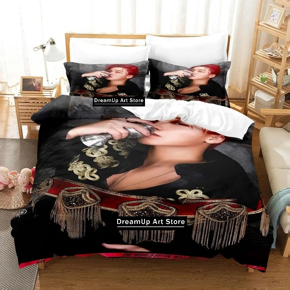 3D Print Fashion World Ep.fin Will Bedding Set Boys Girls Twin Queen Full Size Duvet Cover Pillowcase Bed Adult Bedroom