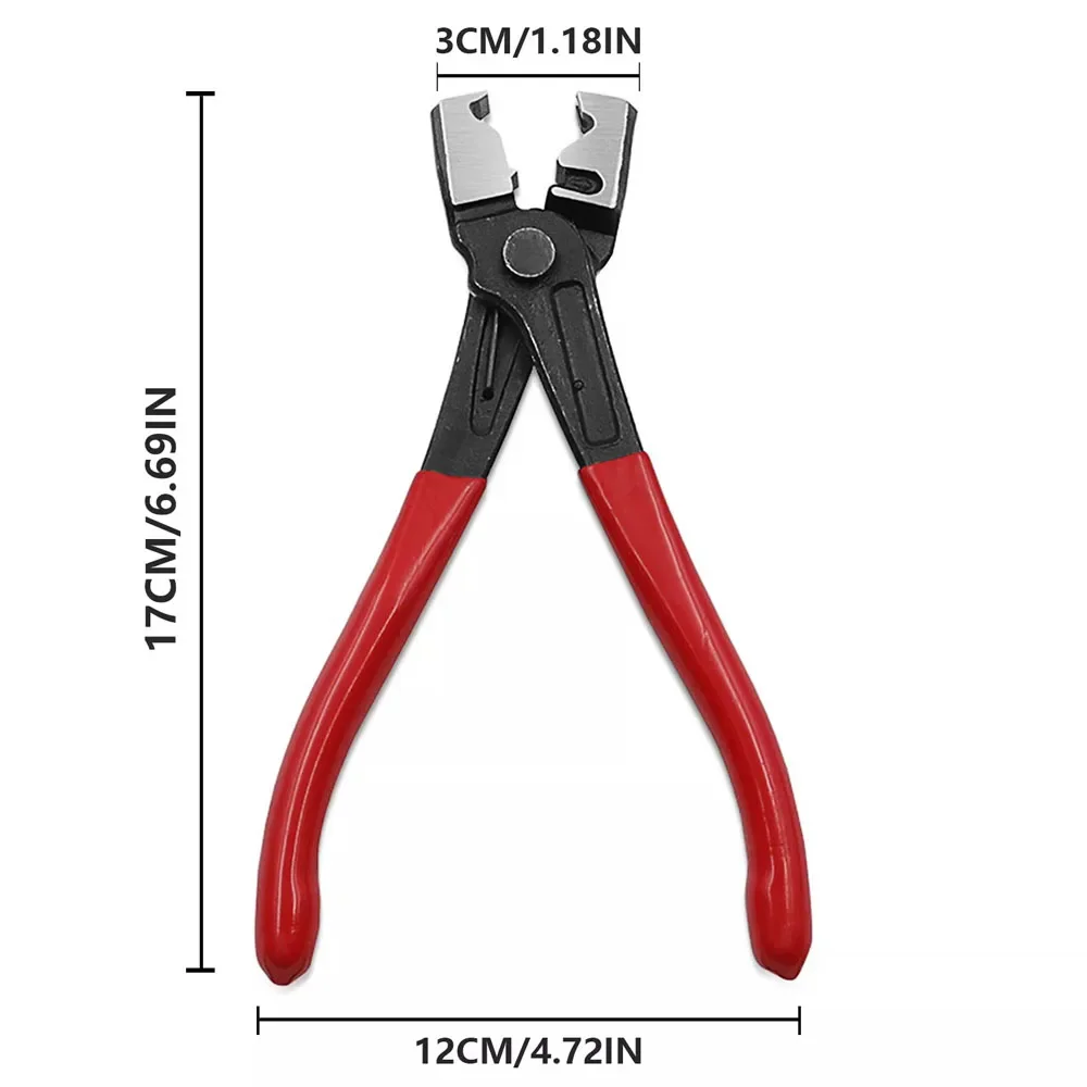 Professional Clicr-R Type Hose Clip Plier Practical Metal Collar Clamp CV Boot Swivel Tool Automotive Repairs Hand Tools Red