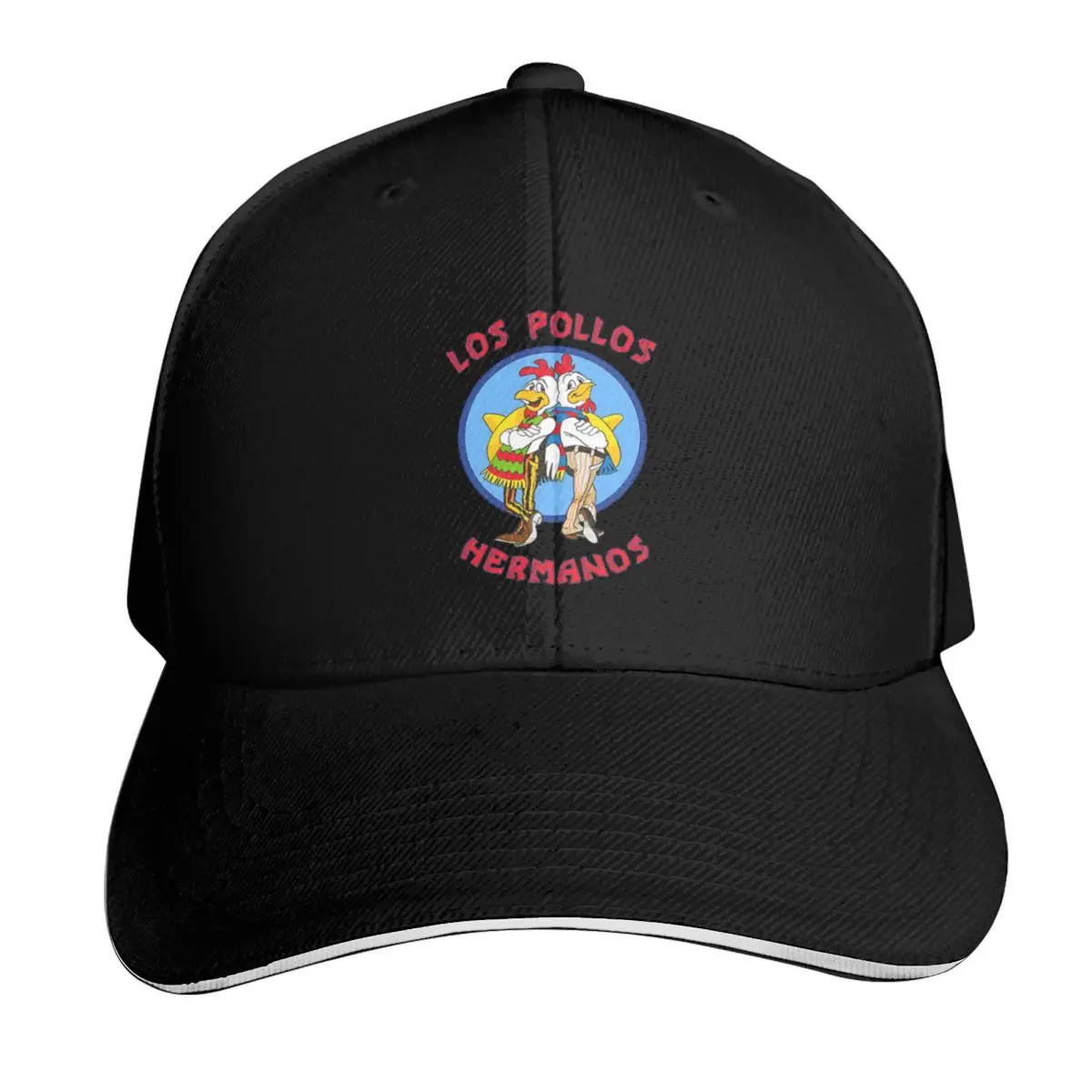 Los Pollos Hermanos Helmet Baseball Cap Streetwear Hip Hop Trendy Vintage Retro Embroidered Lightweight Packable