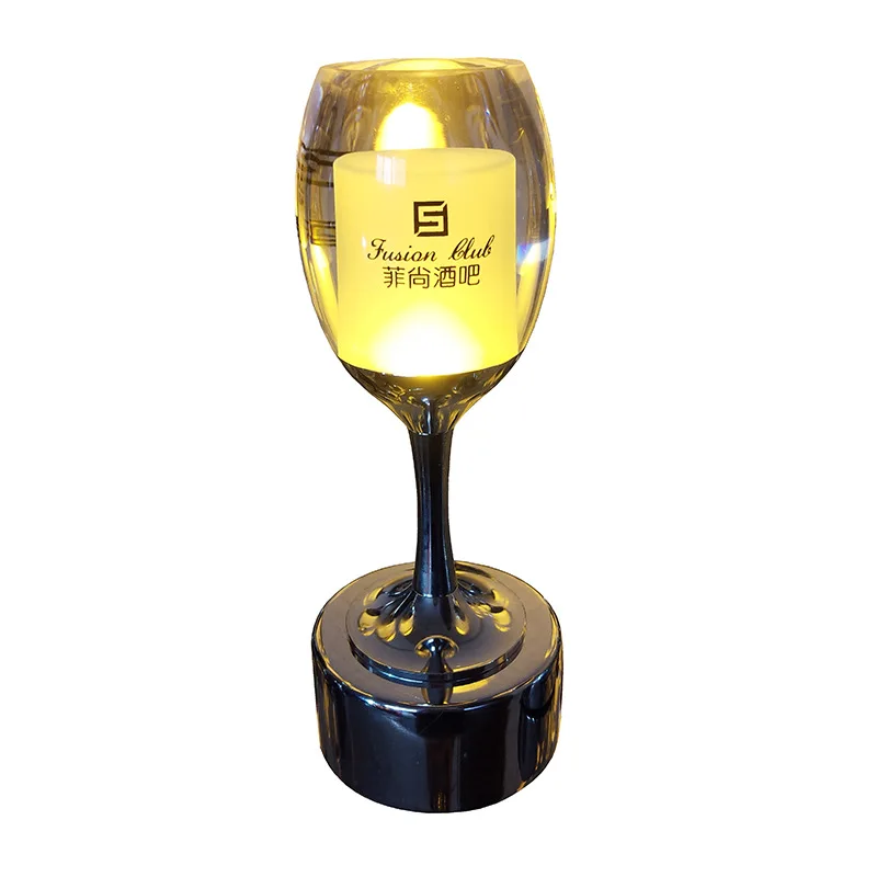 مصباح طاولة بار LED قابل لإعادة الشحن، ضوء ليلي إبداعي لتزيين مطعم المقهى KTV #1