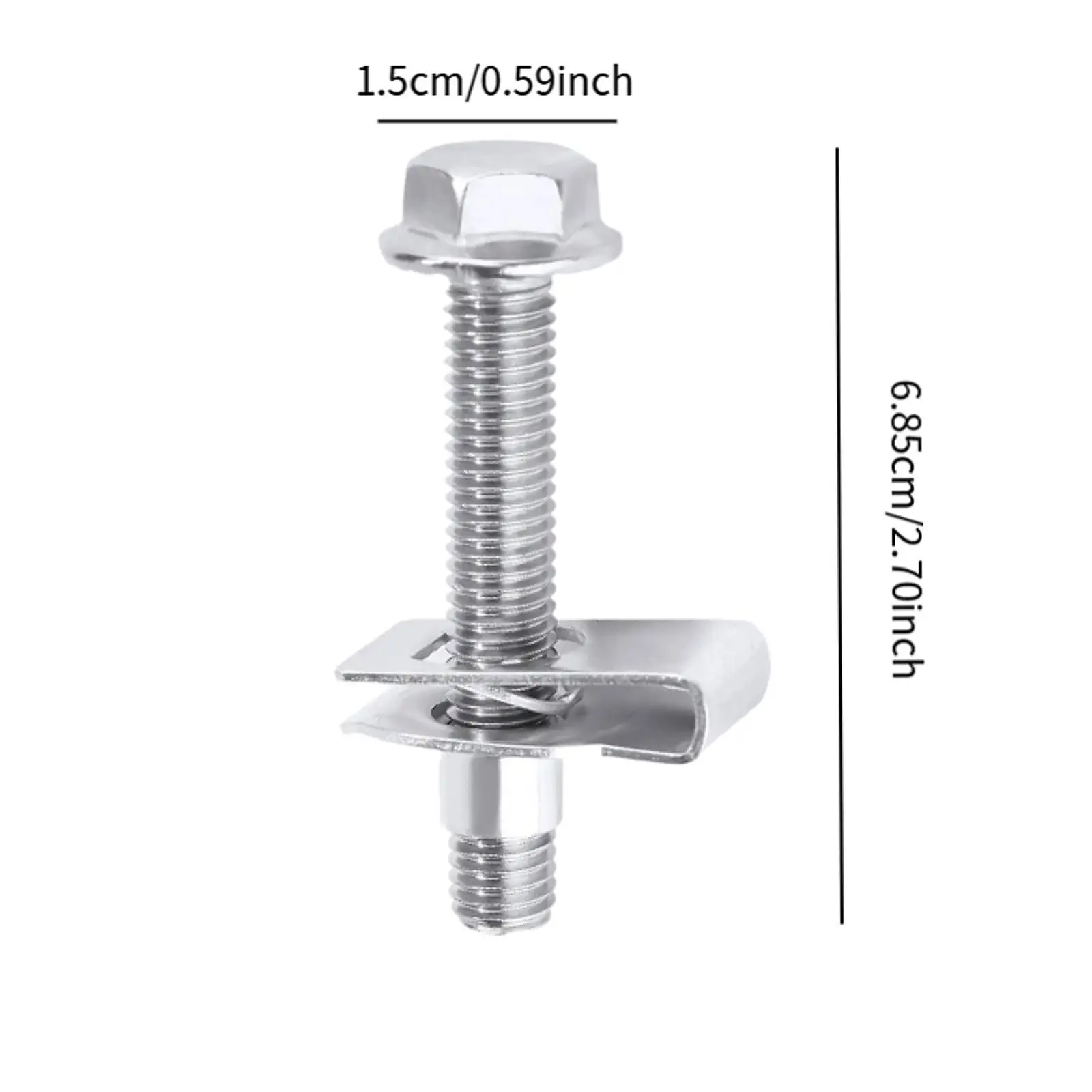 قطعتان من مسامير حزام خزان الوقود وأجهزة حزام خزان الغاز لسيلفرادو