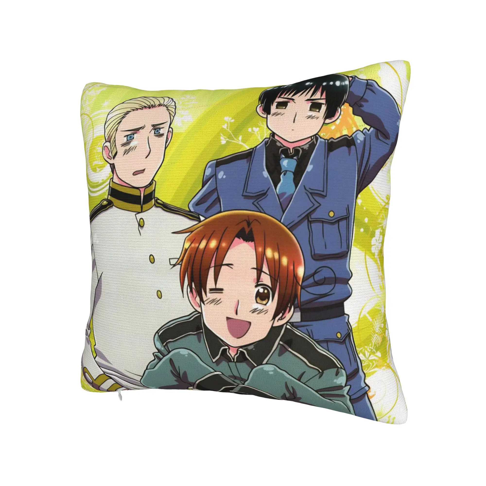Hetalias Axis Powers Pillowcase Stuff Printed Cushion Cover Gift  Throw Pillow Case Cover Sofa Multiple Sizes