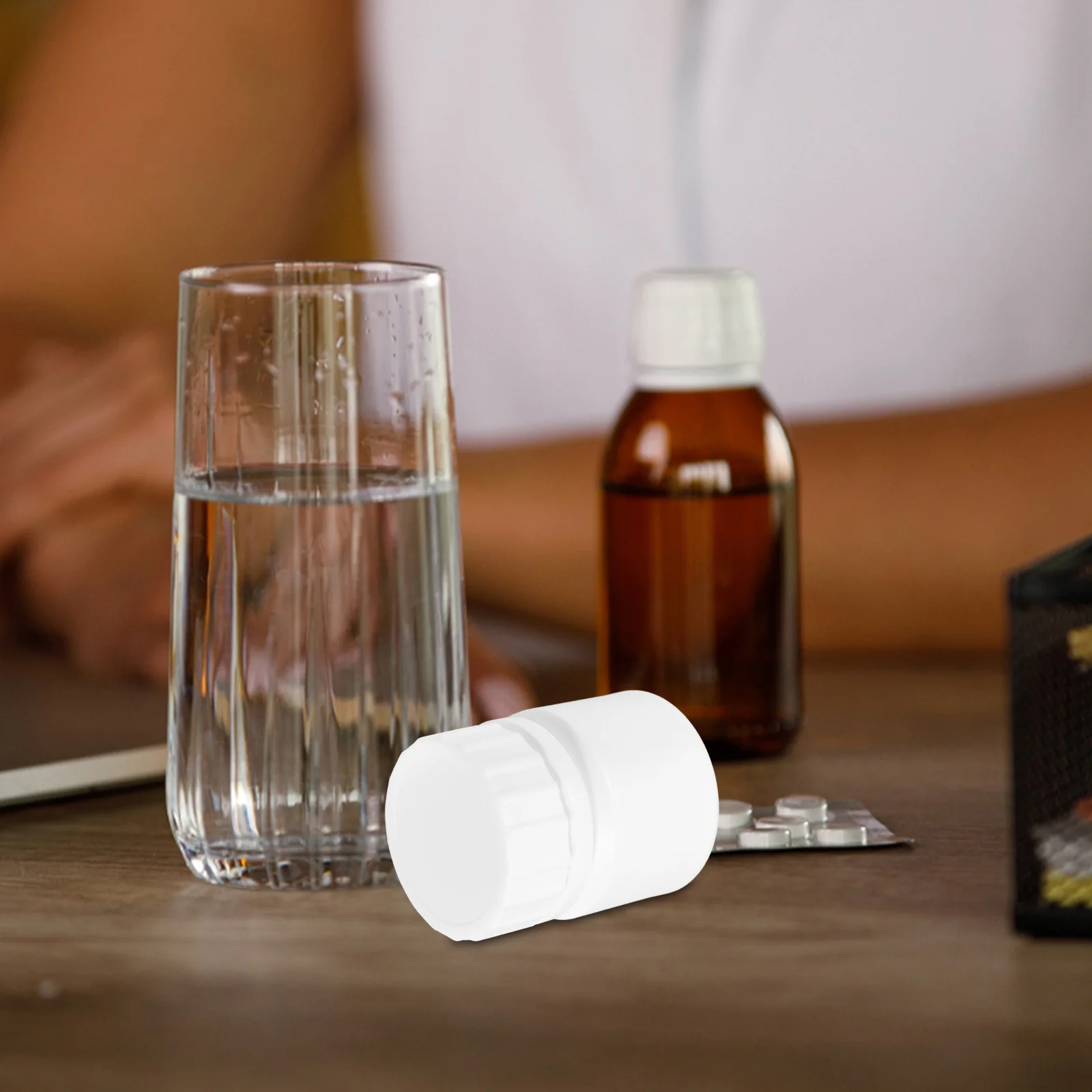 20 قطعة 30 مللي ختم عينة زجاجة الغذاء الصف Hdpe البلاستيك المحمولة حبة الحاويات السفر الطب تخزين كاشف زجاجة فارغة