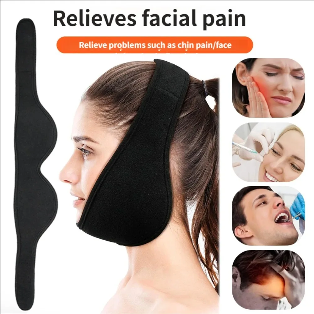 

Jaw Ice Pack for Face Oral Surgery Wisdom Teeth Reusable Ice Cold Pack For Tooth Extraction, TMJ Pain Relief, Chin Jaw Surgery