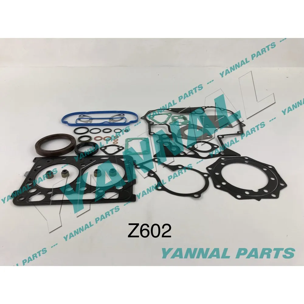 

Long Time Aftersale Service Z602 Full Overhaul Gasket Kit Upper Lower Set For Kubota Engine 1G460-99350