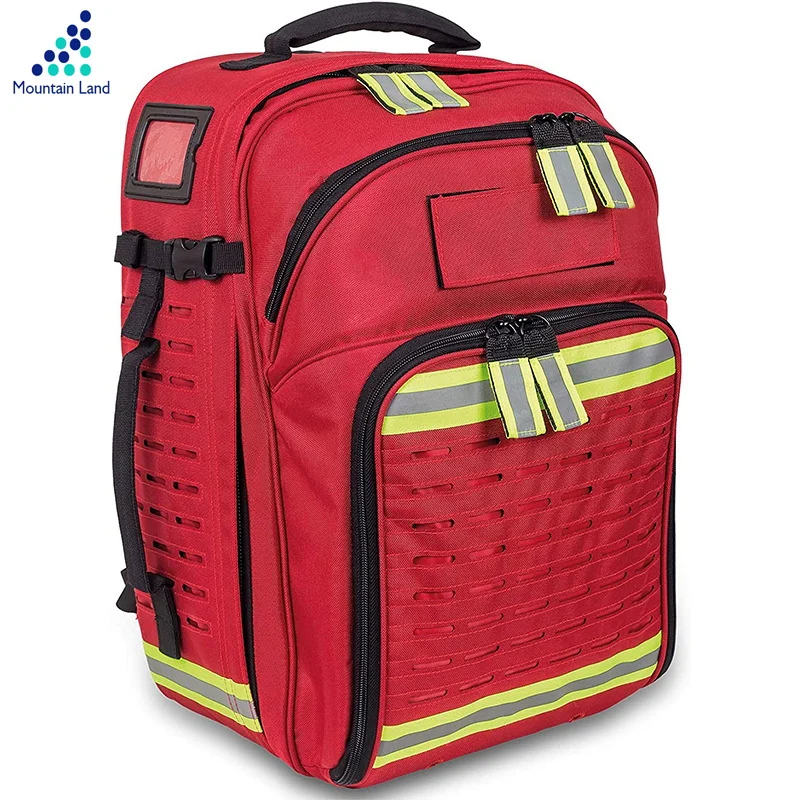 

High Quality Firefighter Operations Rescue Emergency Kit Outdoor Emergency Medical Backpack Disaster Prevention