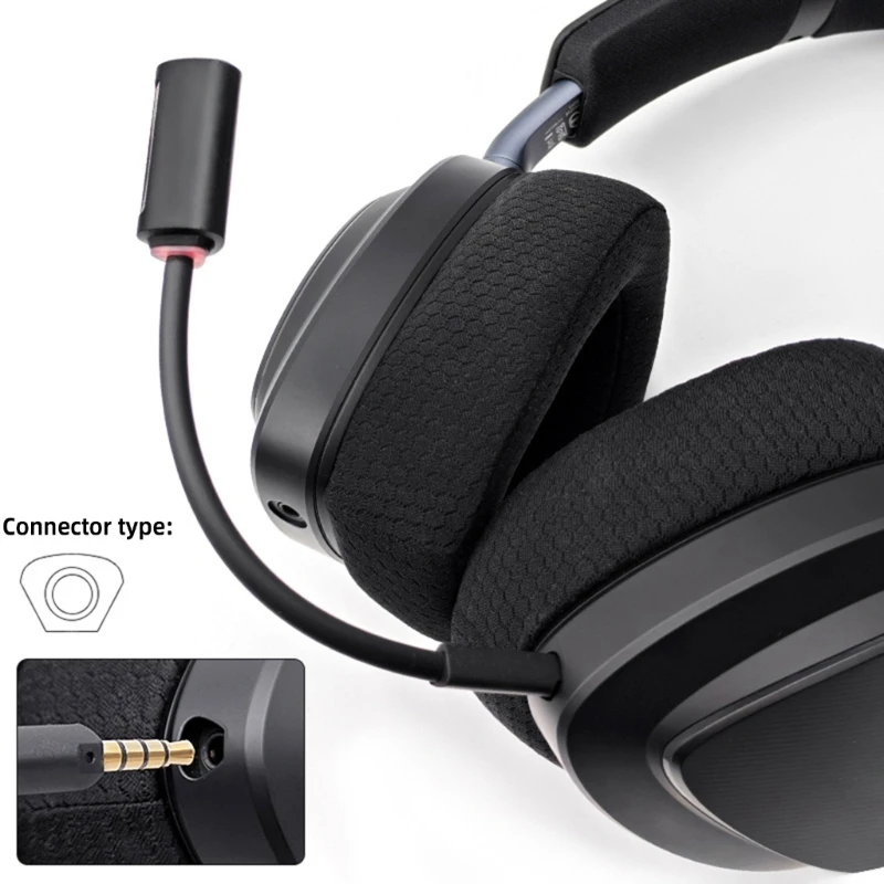 Replacement Removable Microphone for Delta II Gaming Headphones Computer 3.5Mm