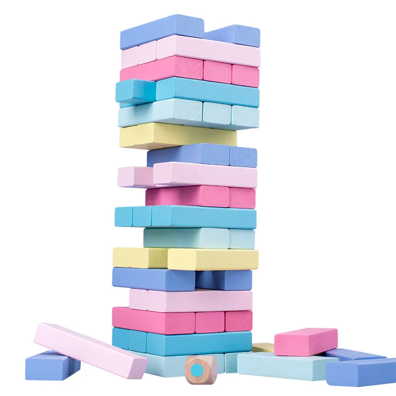 Drawing block gameBuilding block game uilding Blocks Stacking Toys Early Balance Game Development Traditional Stacking Best Gift