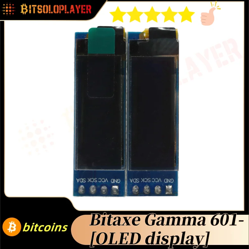 

bitaxe gamma 601 0.91 inch 128x32 IIC I2C White OLED LCD Display DIY Module For Bitaxe Gamma Supra Ultra Bitcoin Miners