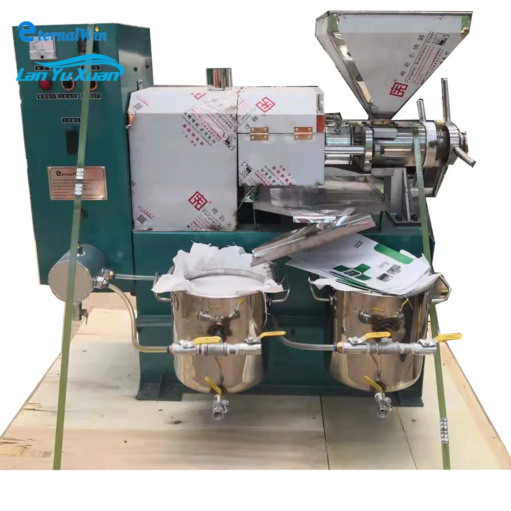 High Quality Screw Type Peanut Groundnut Sunflower Seed Black Seed Coconut Soybean Mustard Oil Press/extracting/making Machine