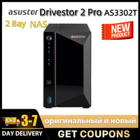 Asustor Drivestor 2 Pro NAS 2 Bay AS3302T 2GB of DDR4 RAM Data Storage NAS Enclosure Network Cloud pk synology ds720+ ds220+