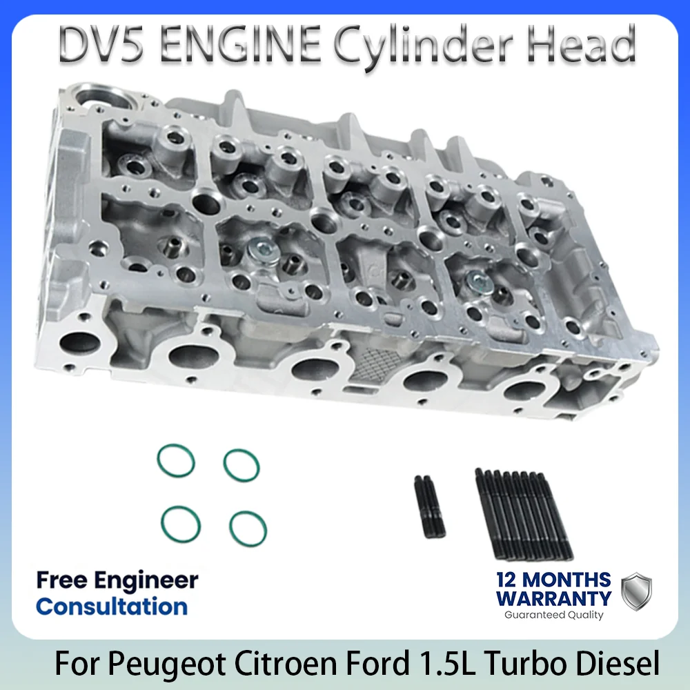 

Engine Cylinder Head OE 1623158880 For Peugeot Citroen Ford 1.5L 1.5 L T L4 DV5 BlueHDi Diesel 17-25 208 C3 C4 Transit Courier