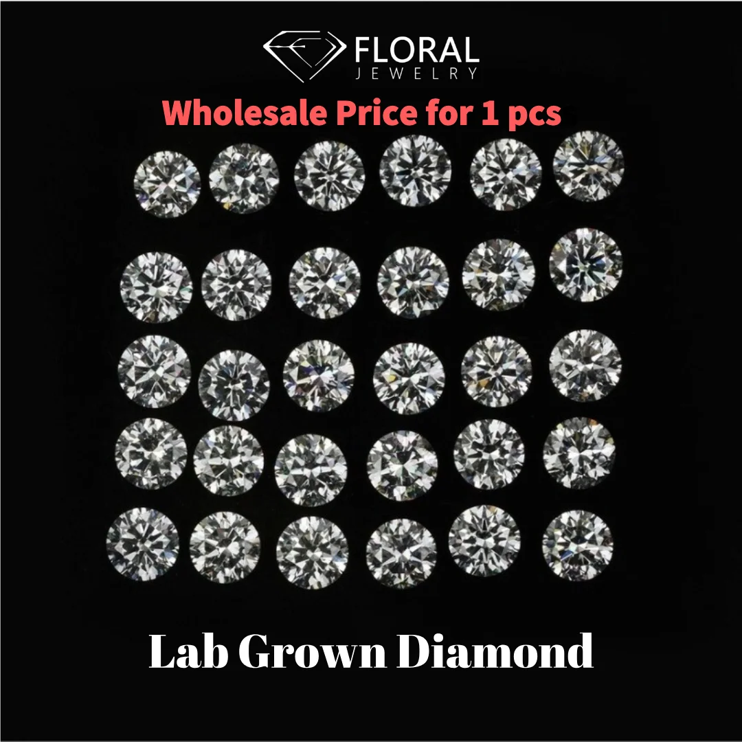 Lab diamond IGI Loose Lab Grown Stones CVD Diamond Original HPHT Diamond Round 0.1ct 1ct  DEF Color Laboratory Diamond Rough