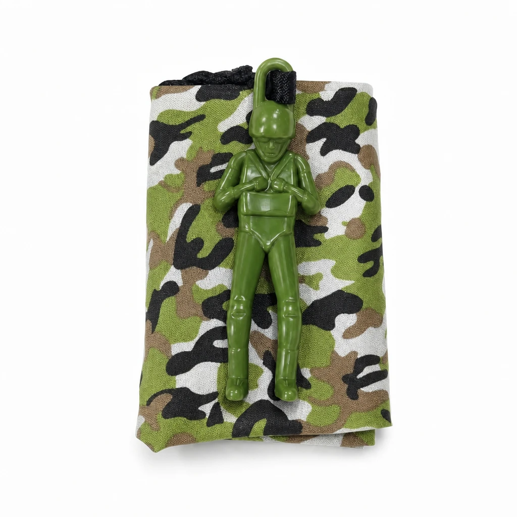 Armee-Fallschirmspielzeug für Kinder, Verwicklungsfreier Outdoor-Flugfallschirm, Bestes Kleines Outdoor-Spielzeug, Weihnachtsstrumpf-Füller Geschenke