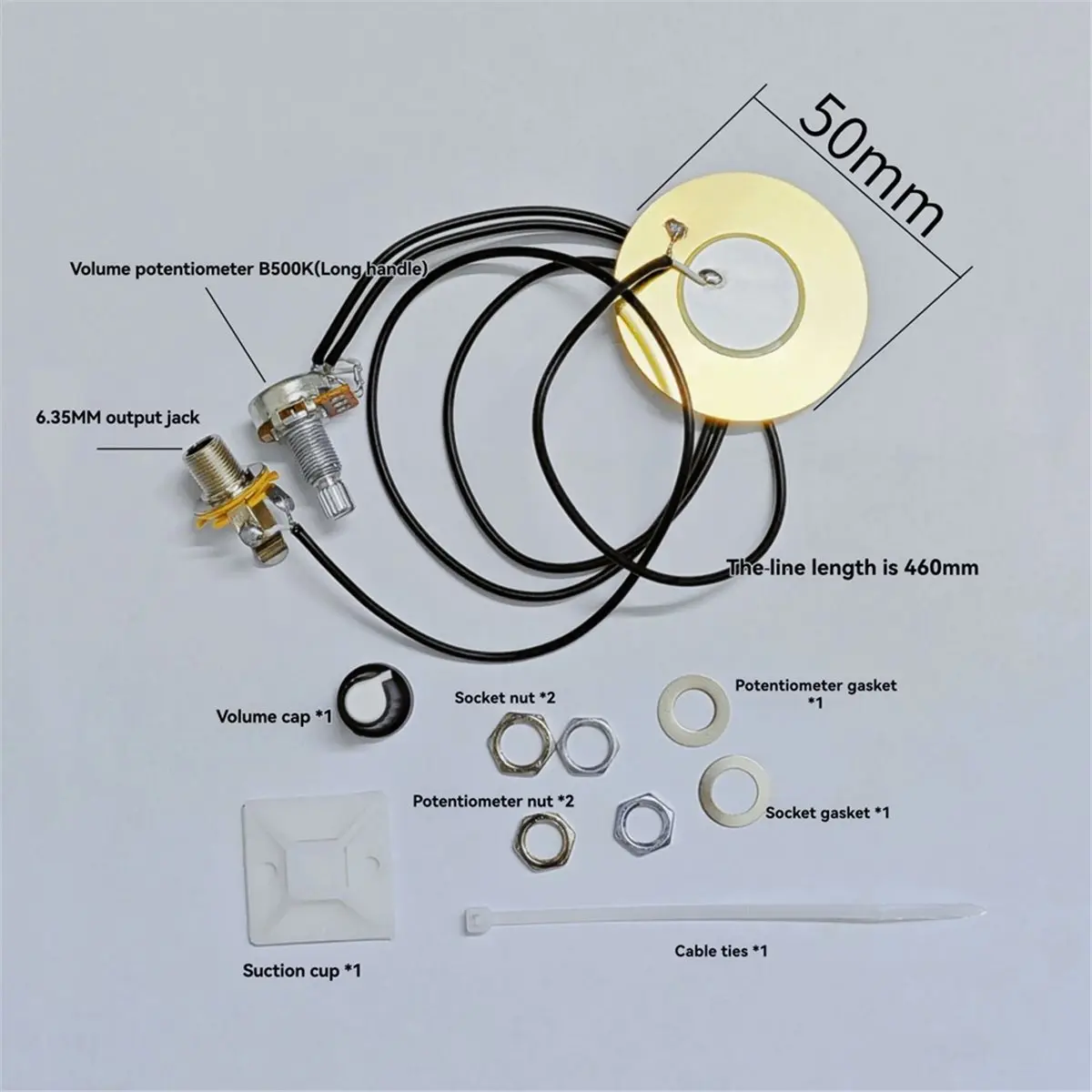 

50 мм акустическая народная гитара звукосниматели акустическая гитара укулеле пассивный звукосниматель звукосниматель [cilae-17R]