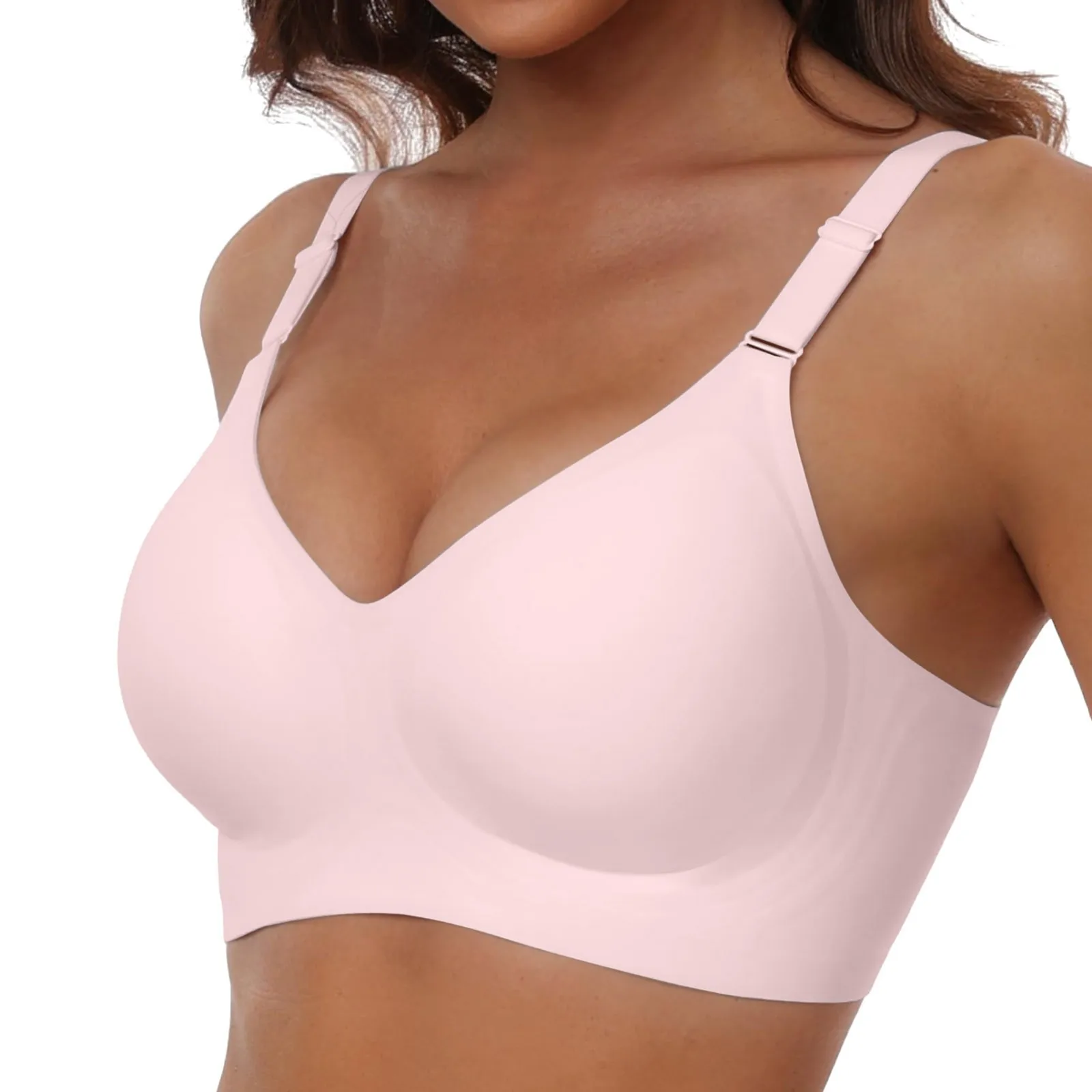 

Women Gather Push Up Bralette Sexy Sport Sleep Underwear Large Size No Steel Ring Adjustable Lingeries Bra Seamless Breathable