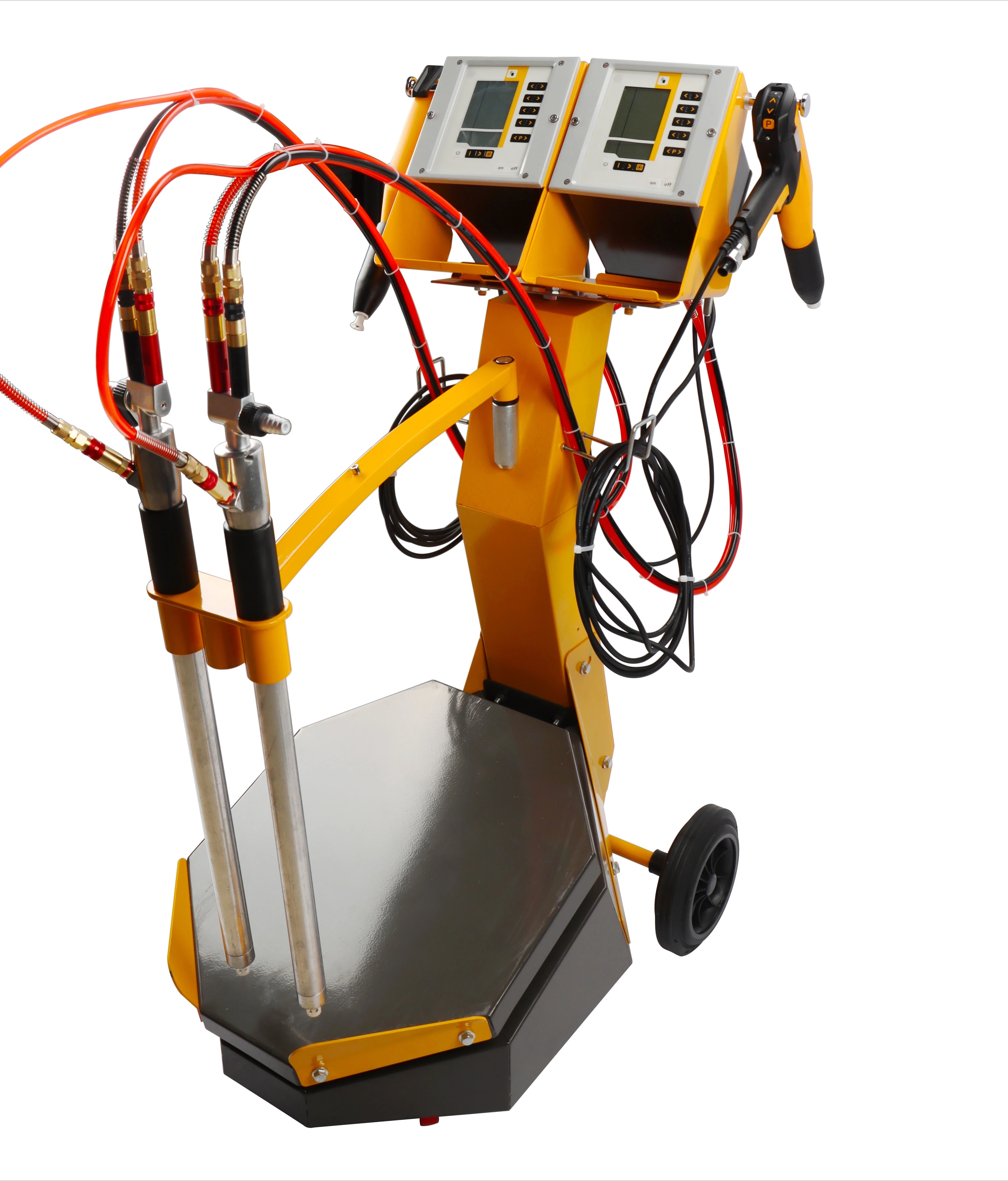 Double Controllers High Effect Powder Paint Spray Guns Electrostatic Powder Spray Coating Machine