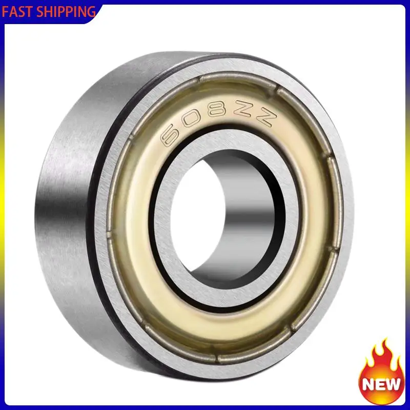 Especial 75Pcs 608 ZZ Ball Bearings, 608Zz Metal Double Shielded Miniature Deep Groove Skateboard Ball Bearings(8Mm X 22Mm X 7Mm