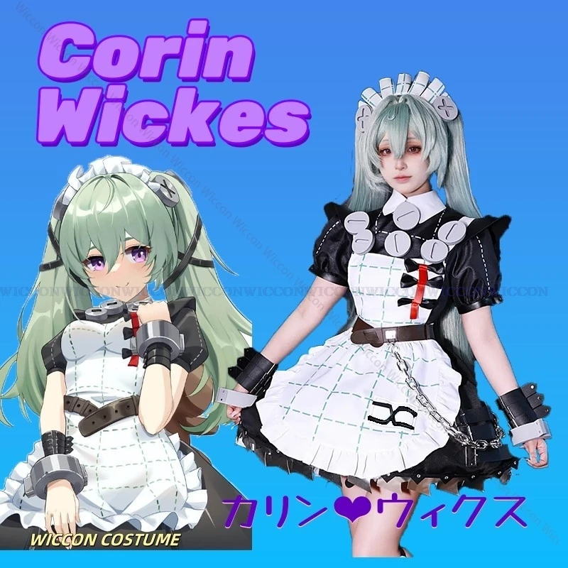 

Zenless Zone Zero Corin Wickes Cosplay Costume Uniform Wig Anime Halloween Party Costumes Masquerade Women Game