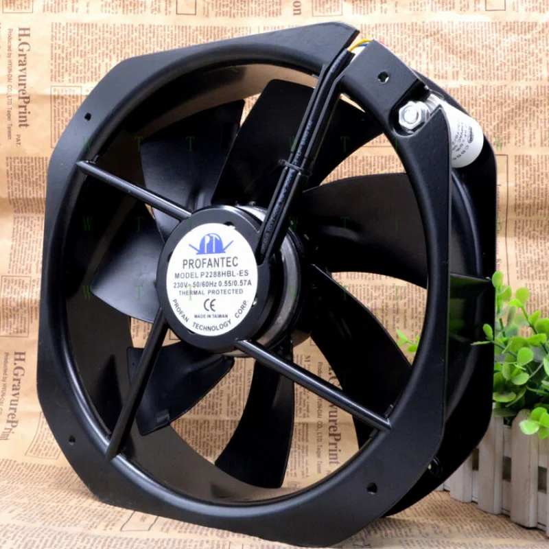 

H PROFANTEC 28080 28CM P2288HBL-ES all metal high temperature heat dissipation fan