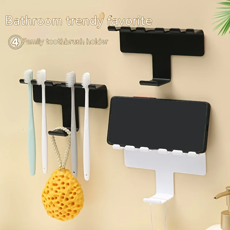 Bathroom Toothbrush Holder Multifunctional Can be used as a 