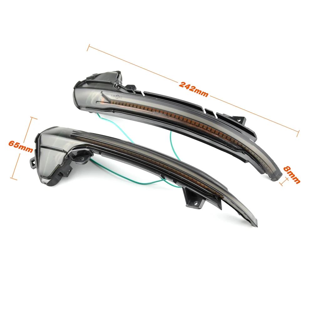 2PCS Dynamic Blinker for Audi A6 C7 C7.5 4G S6 LED Turn Signal 2013 2014 2015 2016 2017 2018 RS6 Arrow flasher mirror repeater