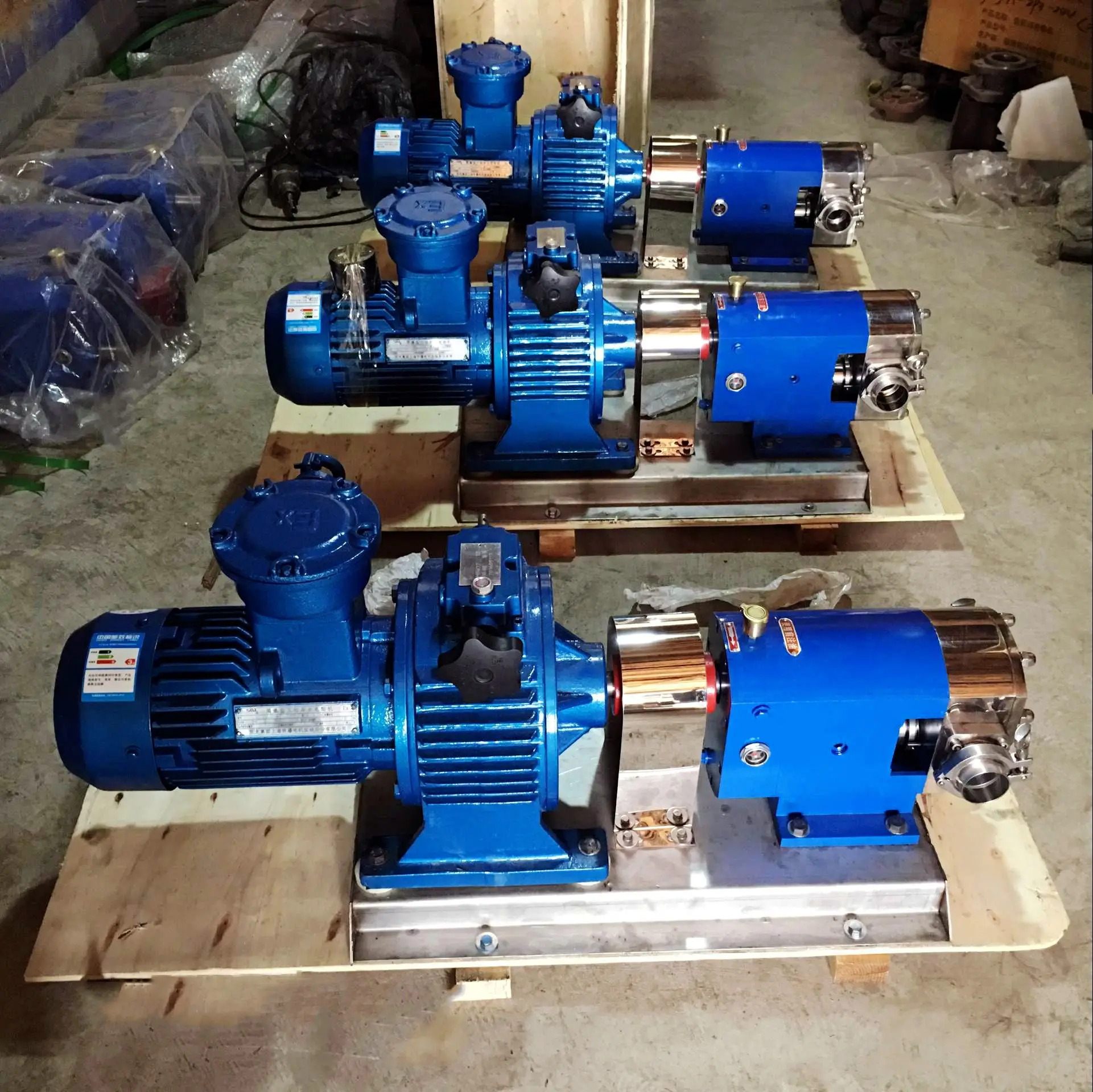 3rp25 مضخة شوكولاتة صحية من الفولاذ المقاوم للصدأ Ss316