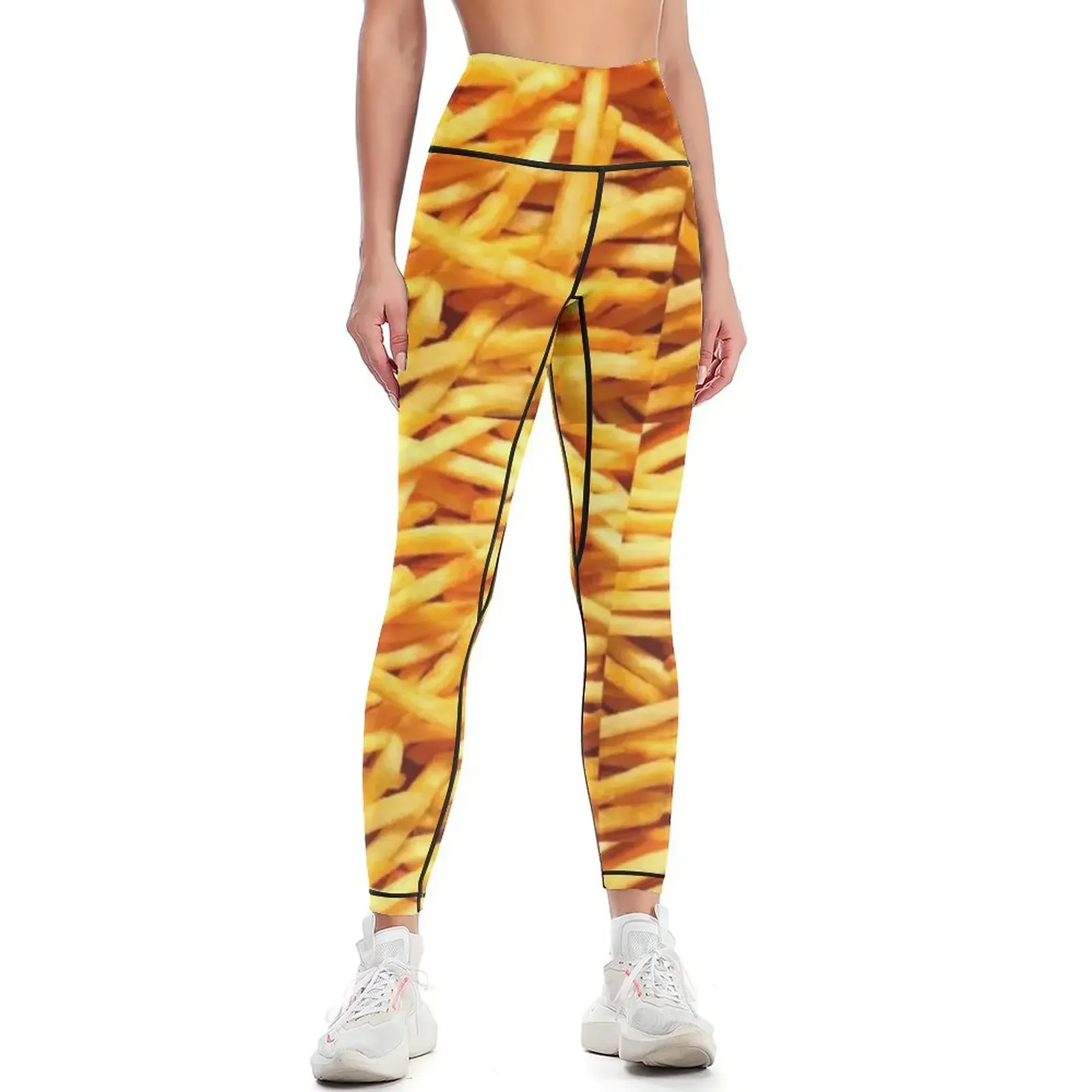 

Fries Leggings Sports pants for Sportswear woman gym Women's sports pants legging push up Womens Leggings