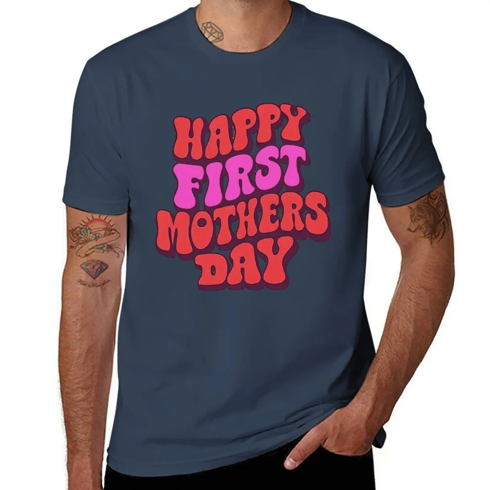 

Mothers Day First Happy T-Shirt Quick Dry Fishing T-Shirt