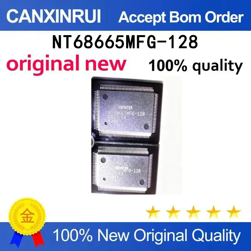 

（5-100 pieces）NT68665MFG-128 QFP in stock