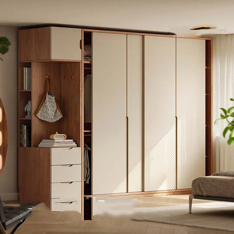 Japanes Hanging Wardrobe Closet Wooden Underwear Organizer Open Wardrobes Closet Display Lounges Guarda Roupas Room Furnitures