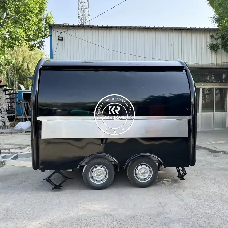 Mobile Snack Cart Street Snack Pizza Kiosk Fast Food Truck Customized Kitchen Equipments Concession Food Trailer