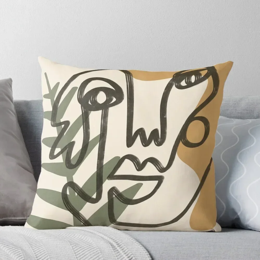 

Abstract faces (#3) Throw Pillow Sofa Covers Christmas Pillows luxury home accessories pillow