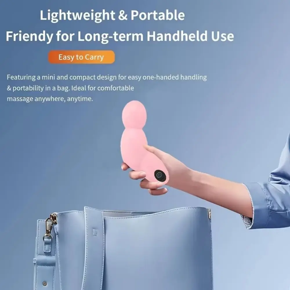 جهاز تدليك فآسيا صغير قابل للتعديل، مقاوم للتآكل، سهل التشغيل، جهاز تدليك الأنسجة العميقة، محمول 6 سرعات #3