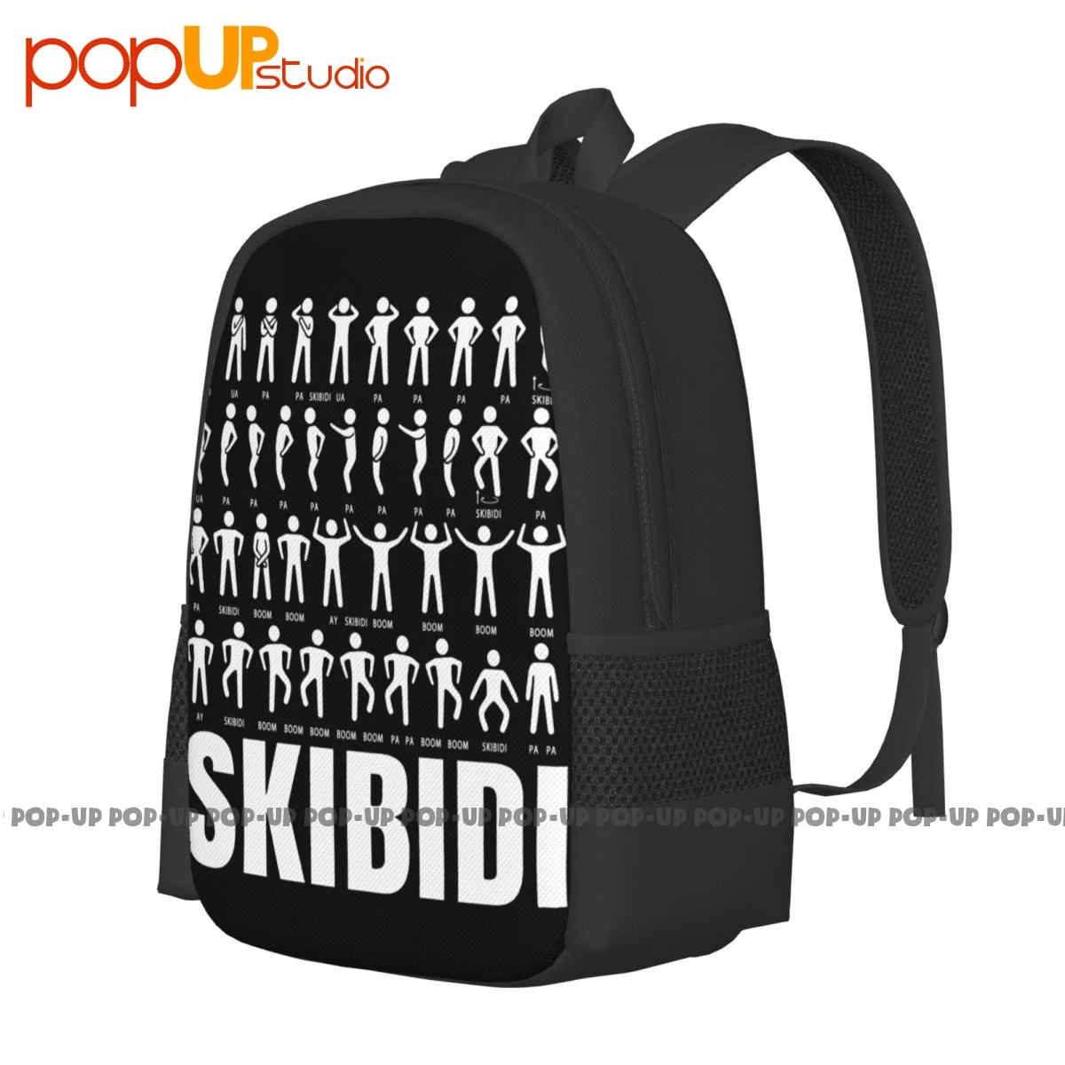 Little Big Skibidi Dance Routine Challenge 01 Backpack Large Capacity Travel New Style Gym Tote Bag Multi-function