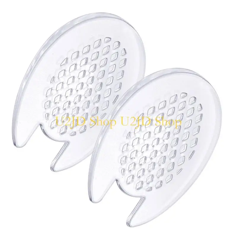 U2JD Slip Proof Flexible Heel Pads Adhesive Foot Support For Raised Shoes Shock Absorbing Prolonged Standing