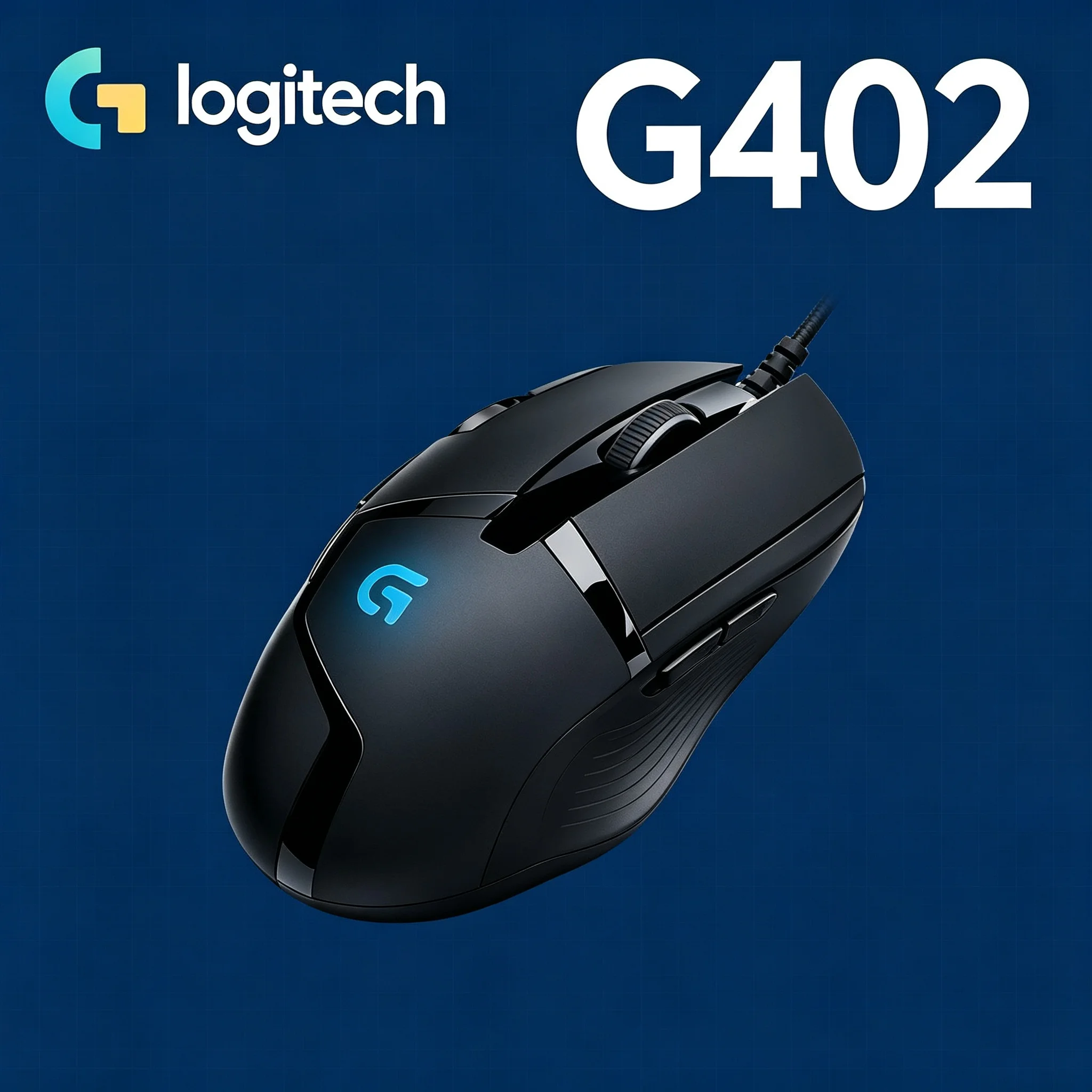 Logitech G402 Professional FPS Gaming Mouse USB Wired Macro Programmable Mice For Valorant CSGO PUBG LOL Fortnite Competitive Ma