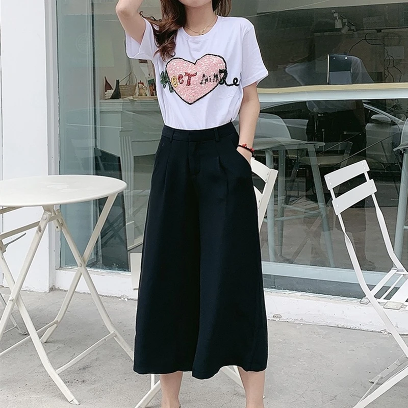 

Fall 2025 New Sle High Waist Wide Leg Casual Straight Bla Loose Trousers Tee Acetate Pants Drapey Comfortable Commute F...