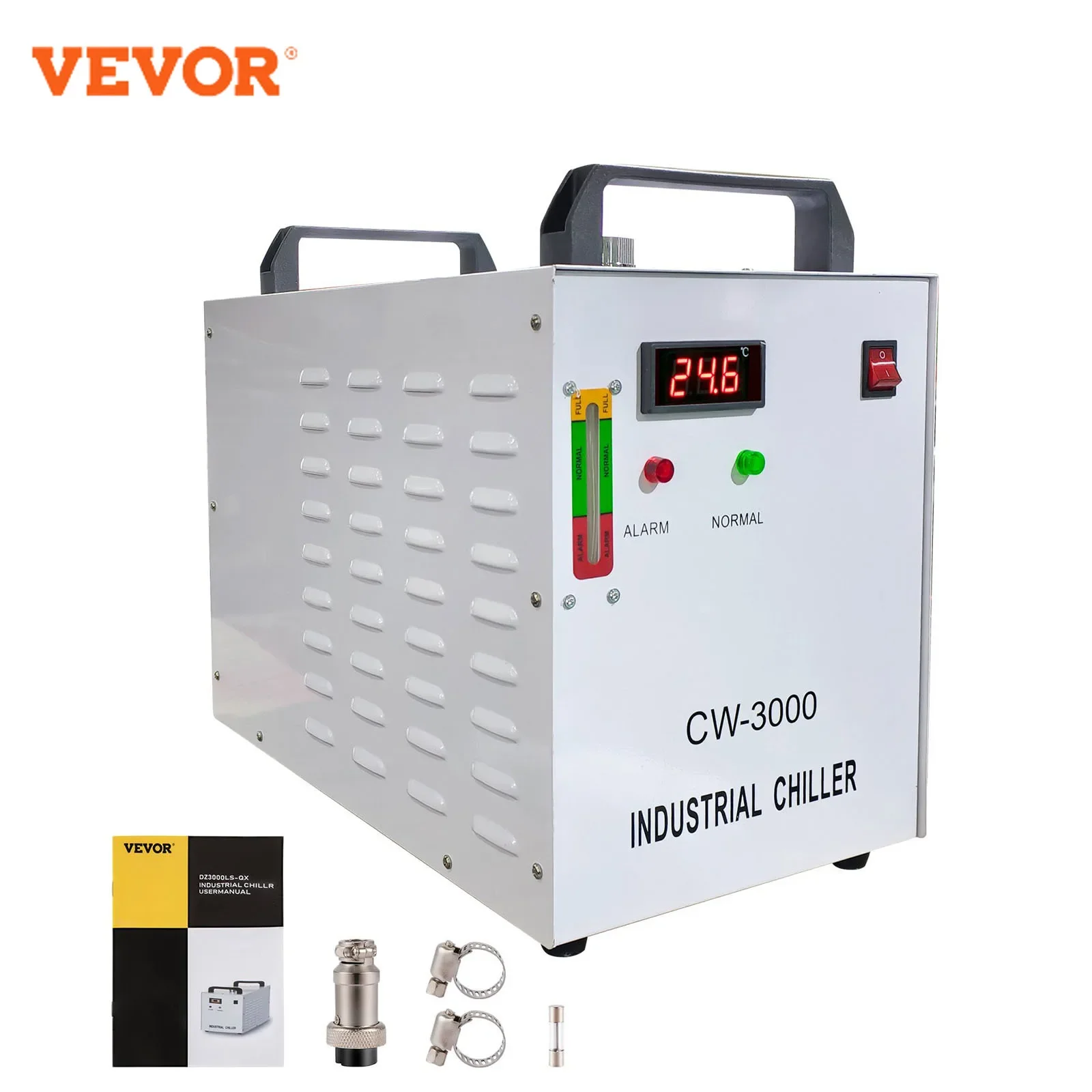 

VEVOR industrial grade CNC laser engraving machine water cooler - CO2/glass laser tube dedicated chiller for efficient cooling