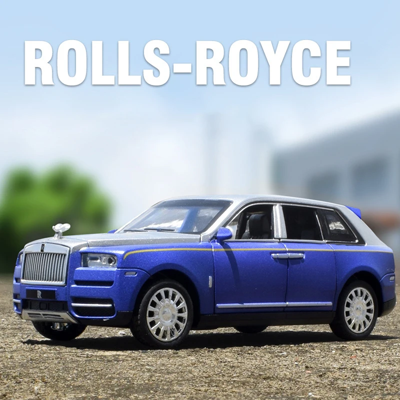 

1:32 Rolls Royce Cullinan SUV Alloy Car Die-casting Model Sound and Light Car Model Toy Collection gift