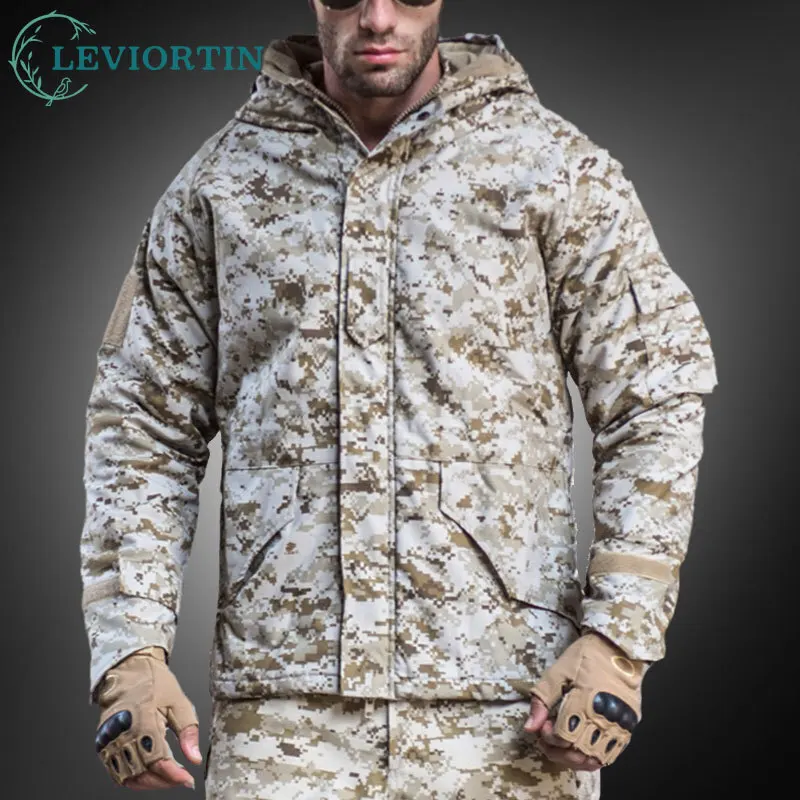 Men\'s Camouflage G8 Jacket Fleece Lining Autumn And Winter Thickened Tactical Outdoor Clothing Man Mountaineering Fishing Jacket