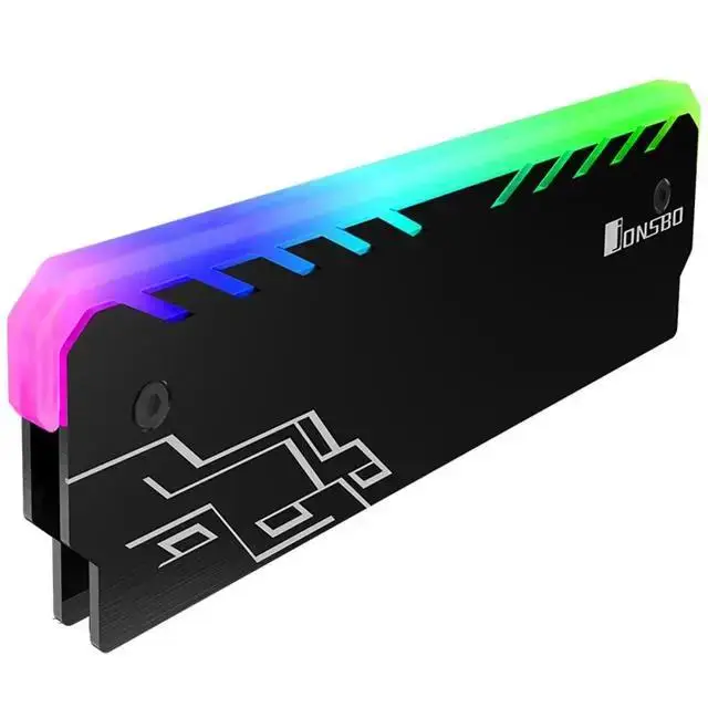 Jonsbo Nc-1 Ram Cooler Rgb 256 Color Pc Memory Cooling Vest Heat Sink Radiator For Ddr Ddr3 Ddr4 Desktop Pc Ram Memory