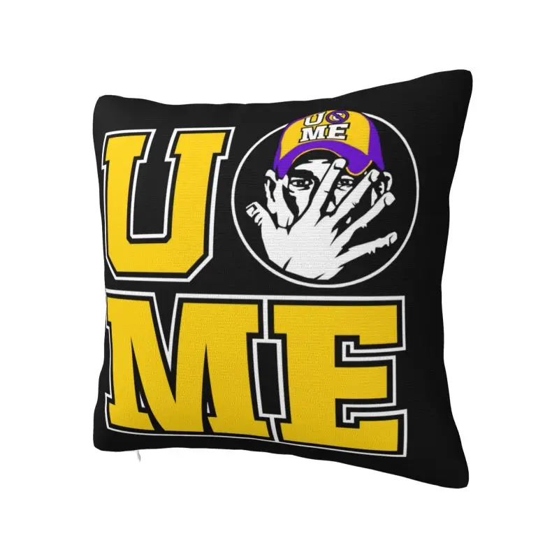 WWE John Cena U Cant See Me Throw Pillow for Living Room Luxury Cushion Cover Velvet Pillowcase