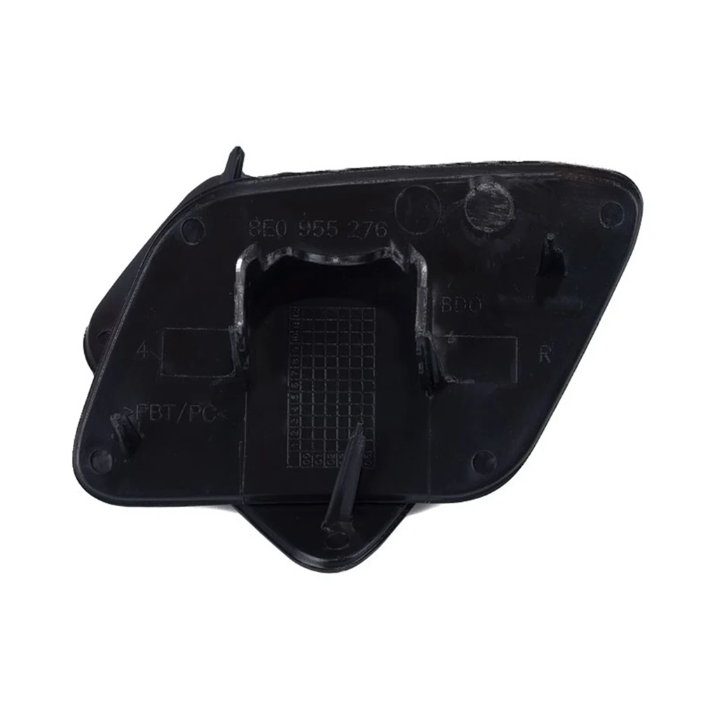 1 Pair of Headlight Washer Nozzle Cover Replacement for Audi A4 B6 2001-2005 8E0955275D 8E0955276D Headlight Water Spray Cover