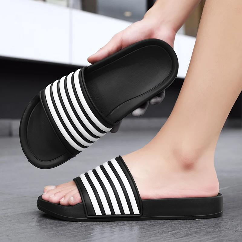 Summer Men's Slippers Comfortable Men's Sandals Indoor and Outdoor Beach Slippers Men's lightweight Summer Shoes Extra Large 48